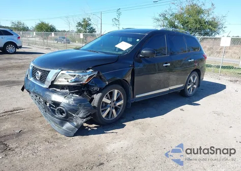 2016 Nissan Pathfinder Platinum из США, поврежденный, VIN 5N1AR2MNXGC642502